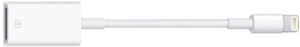 Lightning to USB camera adapter